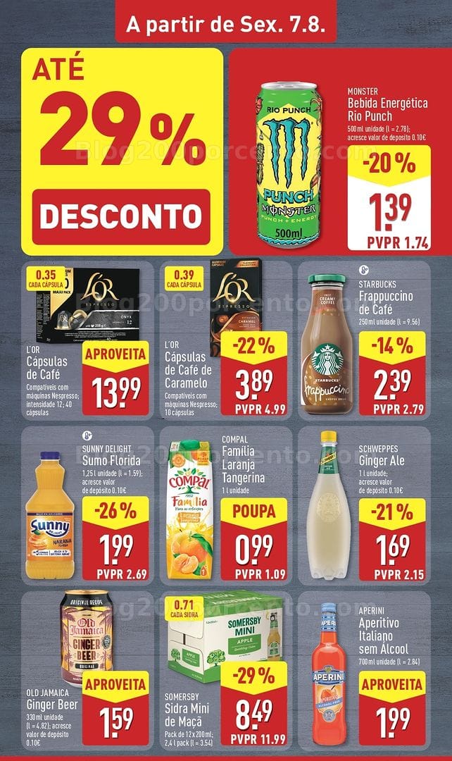 Antevisão Folheto ALDI Promoções de 3 a 9 agosto